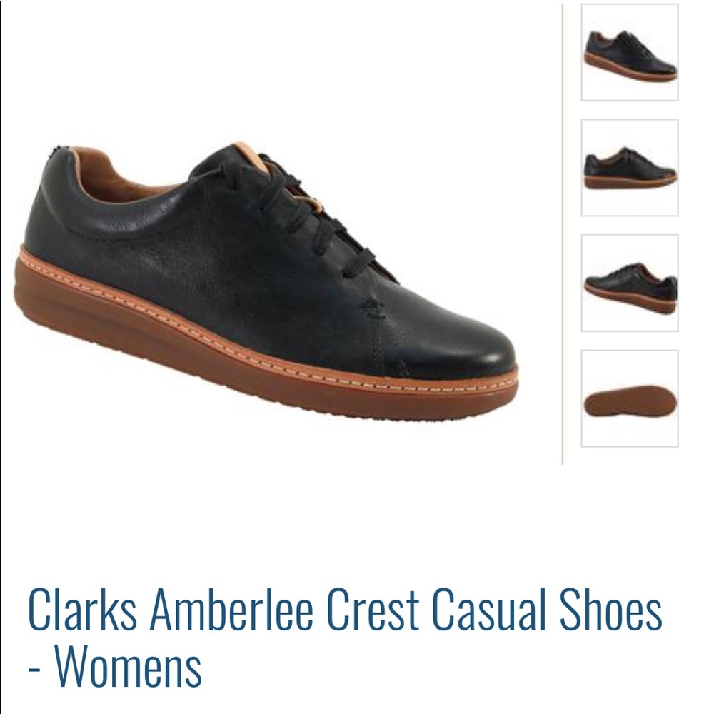 Clarks amberlee crest women sneakers tennis shoes